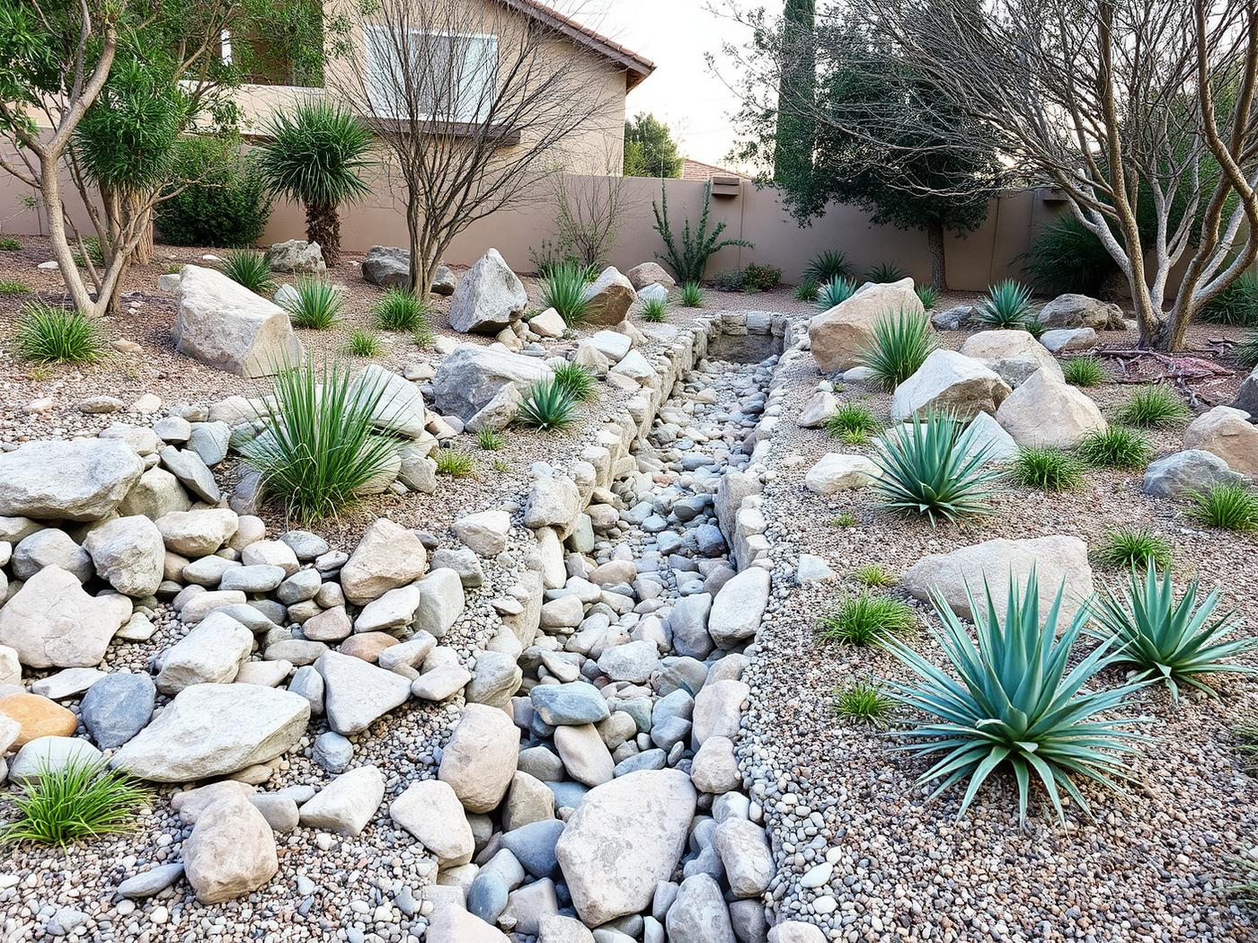 Drought-Scape Front Yard Conversion in Sherman Oaks