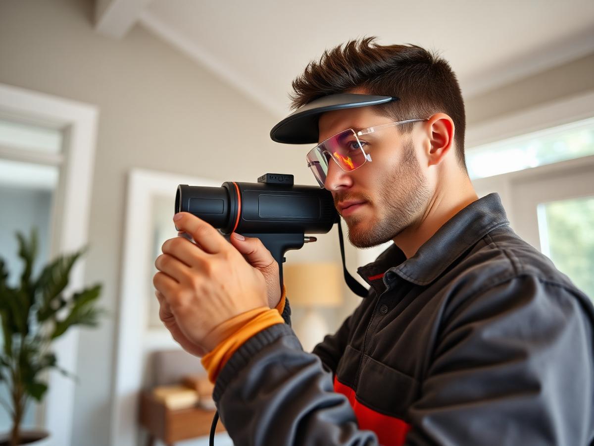 Scanning room by room, exterior and attic included — Thermal Imaging Inspection by WOW Construction Group in Los Angeles