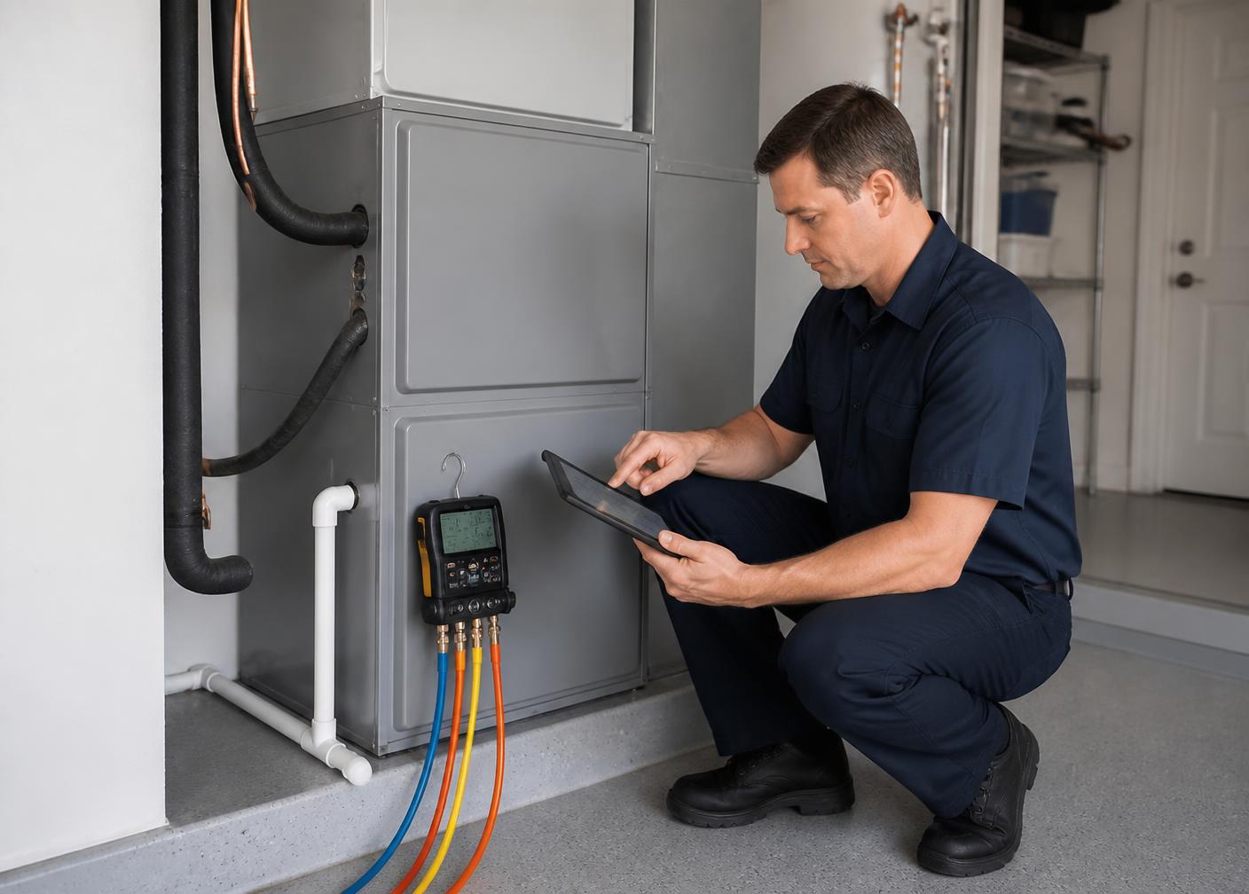 Commissioning: charge, static pressure and airflow measured, not guessed — HVAC Services by WOW Construction Group in Los Angeles