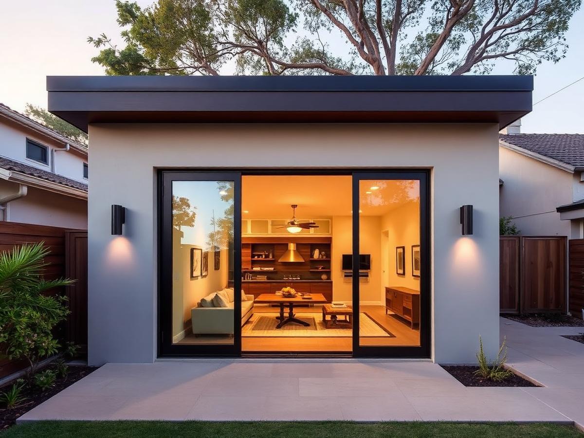 Indoor-Outdoor Family Room in Pasadena