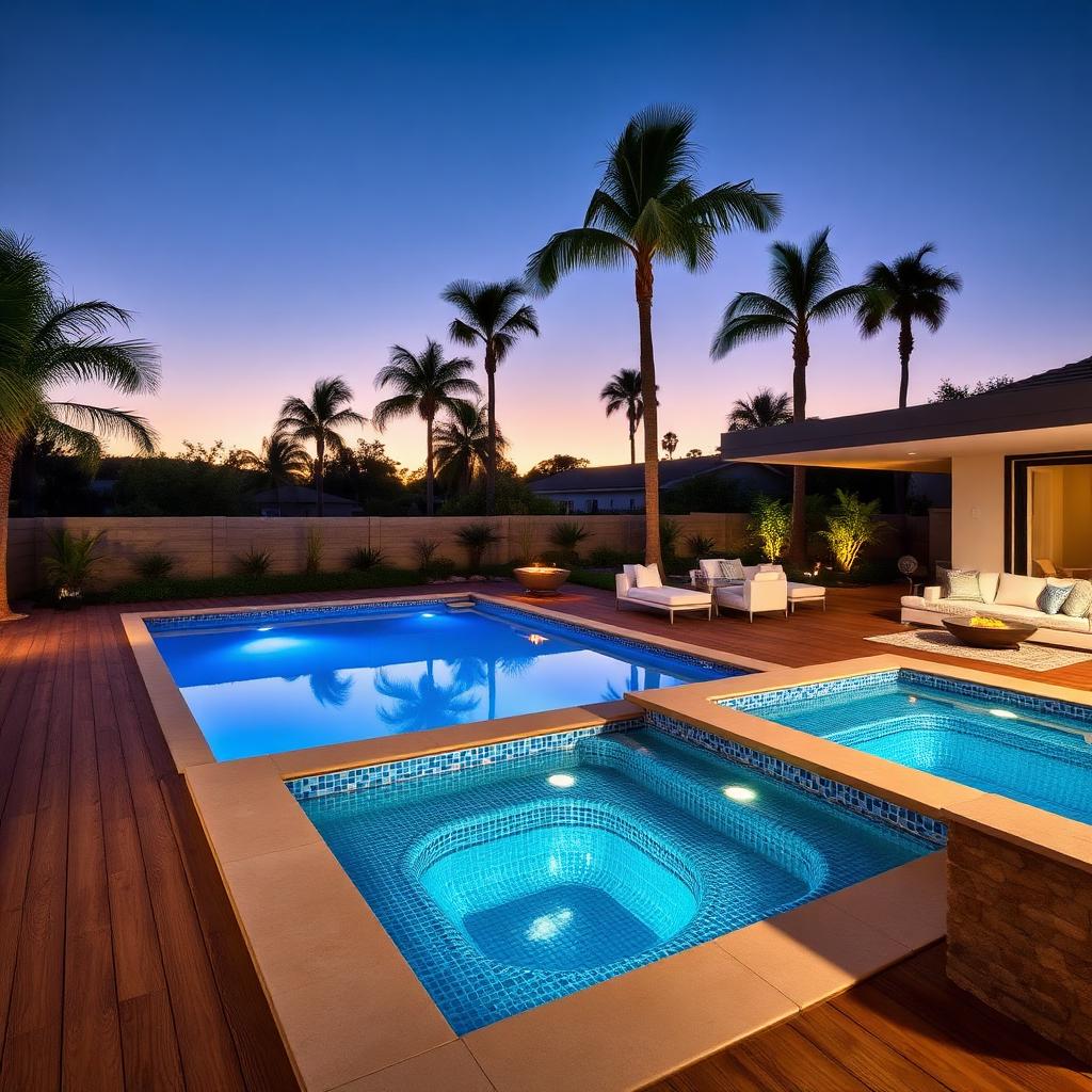 Elevated Deck & Pool in Culver City
