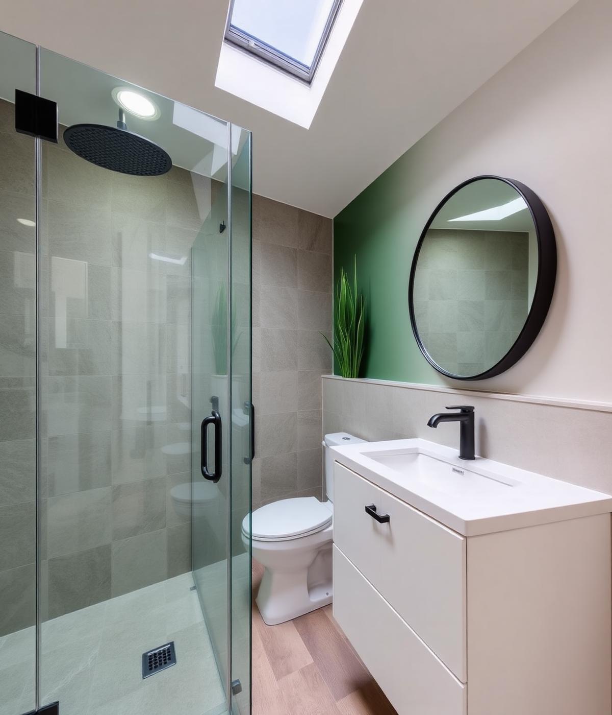 Stone Walk-In Shower Bath in Glendale