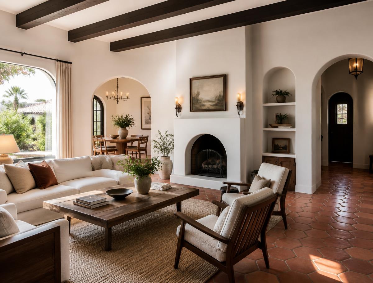 Spanish Revival Interior Revival in Highland Park