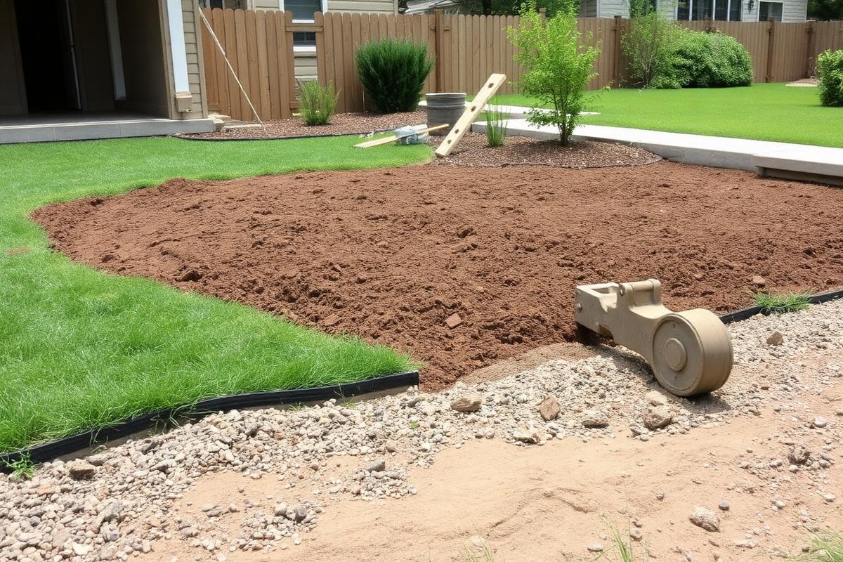 Compacted base prep — the part nobody sees and everybody feels — Artificial Turf by WOW Construction Group in Los Angeles